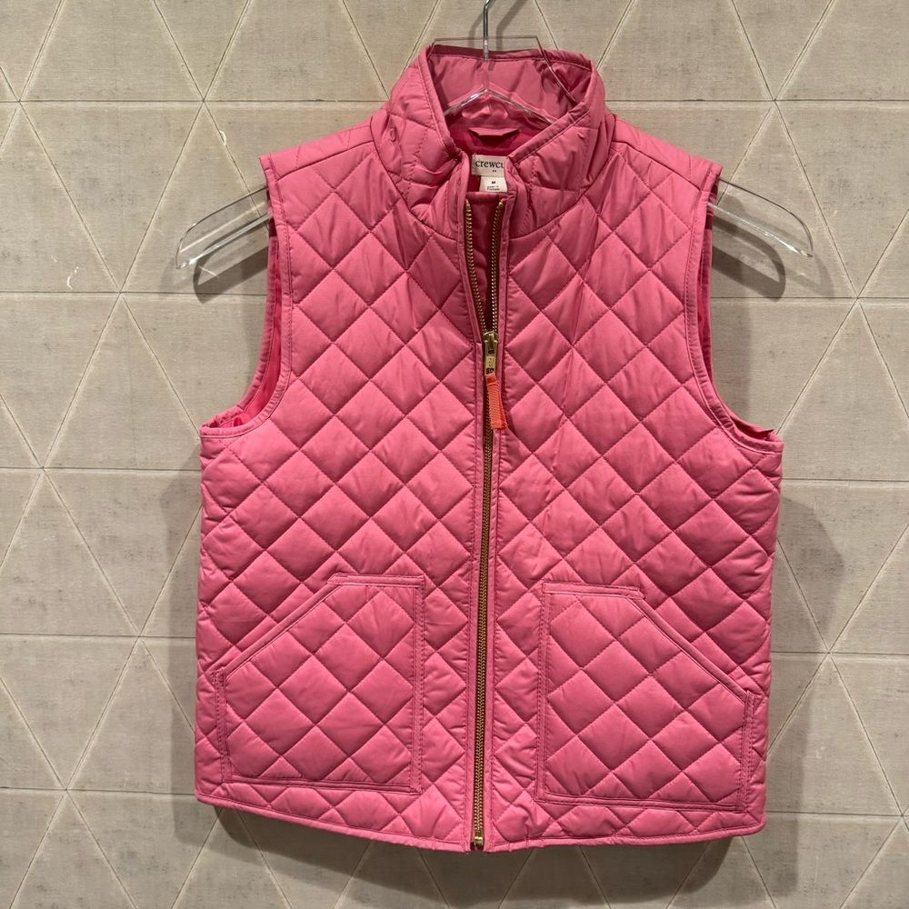 Crewcuts | Girls’ Quilted Vest Pink M NWT